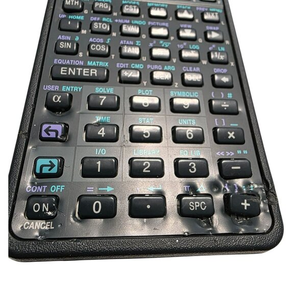 PARTS ONLY HP 48G Graphing Calculator 32K RAM Black Vintage Hewlett Packard READ - Picture 3 of 10